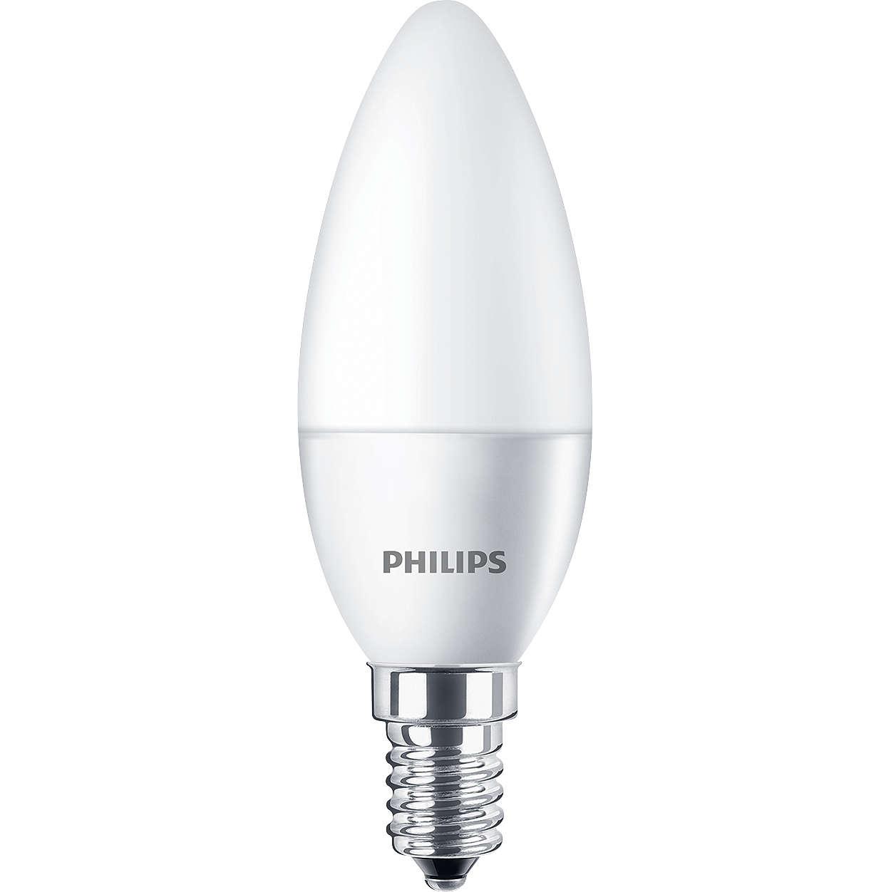 Лампа EcohomeLED Candle 5W 500lm E14 827 B35; 929002968437/871951432204200