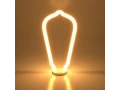 Светодиодная лампа Decor filament 4W 2700K E27 ST64 белый матовый /BL158/