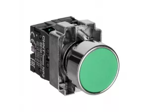 Кнопка управления NP2-BA31 без подсветки зеленая 1НО IP40 (CHINT) 574842