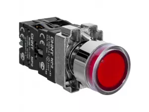 Кнопка управления NP2-BW3465 1НО+1Н3 красная АС/DC230B (LED) IP40 (CHINT) 574267
