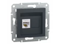 Розетка компьютерная 5е RJ45, антрацит /EPH4300171/