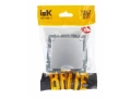 BRITE Розетка 1-местная с заземлением со шторками и крышкой 16А IP20 РСбш10-3-БрА алюминий ИЭК