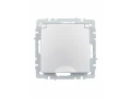 BRITE Розетка 1-местная с заземлением со шторками и крышкой 16А IP44 РСбш10-3-44-БрА алюминий ИЭК