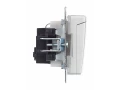 BRITE Розетка 1-местная с заземлением со шторками и крышкой 16А IP44 РСбш10-3-44-БрА алюминий ИЭК