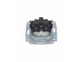 BRITE Розетка 1-местная с заземлением со шторками и крышкой 16А IP44 РСбш10-3-44-БрА алюминий ИЭК