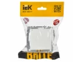 BRITE Розетка 1-местная с заземлением со шторками и крышкой 16А IP44 РСбш10-3-44-БрБ белый ИЭК