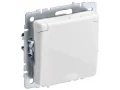 BRITE Розетка 1-местная с заземлением со шторками и крышкой 16А IP44 РСбш10-3-44-БрБ белый ИЭК