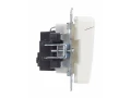 BRITE Розетка 1-местная с заземлением со шторками и крышкой 16А IP44 РСбш10-3-44-БрЖ жемчуг ИЭК