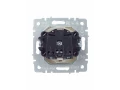BRITE Розетка 1-местная с заземлением со шторками и крышкой 16А IP44 РСбш10-3-44-БрЖ жемчуг ИЭК
