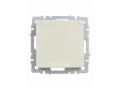 BRITE Розетка 1-местная с заземлением с защитными шторками и крышкой 16А IP44 РСбш10-3-44-БрКр бежевый ИЭК
