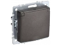 BRITE Розетка 1-местная с заземлением с защитными шторками и крышкой 16А IP44 РСбш10-3-44-БрТБ темная бронза ИЭК