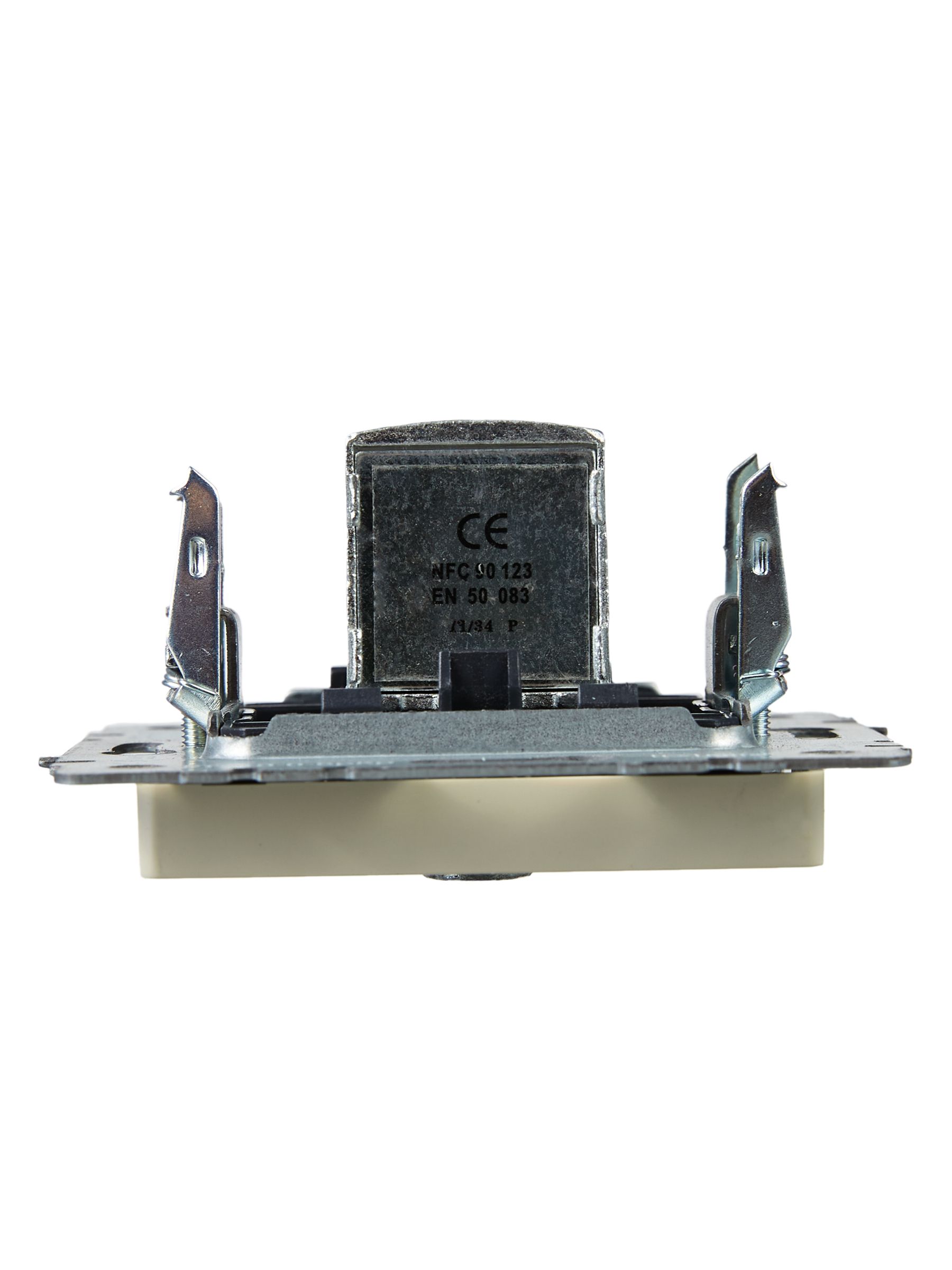 BRITE Розетка TV проходная РТВ10-0-БрКр бежевый ИЭК