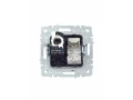 BRITE Розетка двойная RJ11+RJ45 кат.5E РК/Т12-БрА алюминий ИЭК