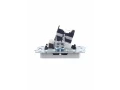 BRITE Розетка двойная RJ11+RJ45 кат.5E РК/Т12-БрА алюминий ИЭК