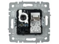 Розетка 2-местная RJ11+RJ45 кат.5E РК/Т12-БрБ белый BRITE ИЭК
