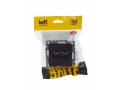BRITE Розетка двойная RJ11+RJ45 кат.5E РК/Т12-БрТБ темная бронза ИЭК