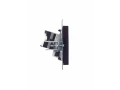 Розетка 2-местная RJ11+RJ45 кат.5E РК/Т12-БрЧ черный BRITE ИЭК