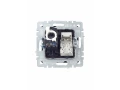 Розетка 2-местная RJ11+RJ45 кат.5E РК/Т12-БрЧ черный BRITE ИЭК