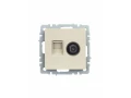 BRITE Розетка двойная TV+RJ45 кат.5E РТВ/РК12-БрКр бежевый ИЭК