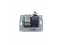 Розетка 2-местная TV+RJ45 кат.5E РТВ/РК12-БрС сталь BRITE ИЭК