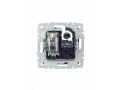 Розетка двойная TV+RJ45 кат.5E РТВ/РК12-БрЧ черный BRITE ИЭК