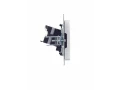 Розетка компьютерная RJ45 кат.5E РК10-БрА алюминий BRITE ИЭК