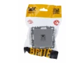 Розетка компьютерная RJ45 кат.5E РК10-БрА алюминий BRITE ИЭК