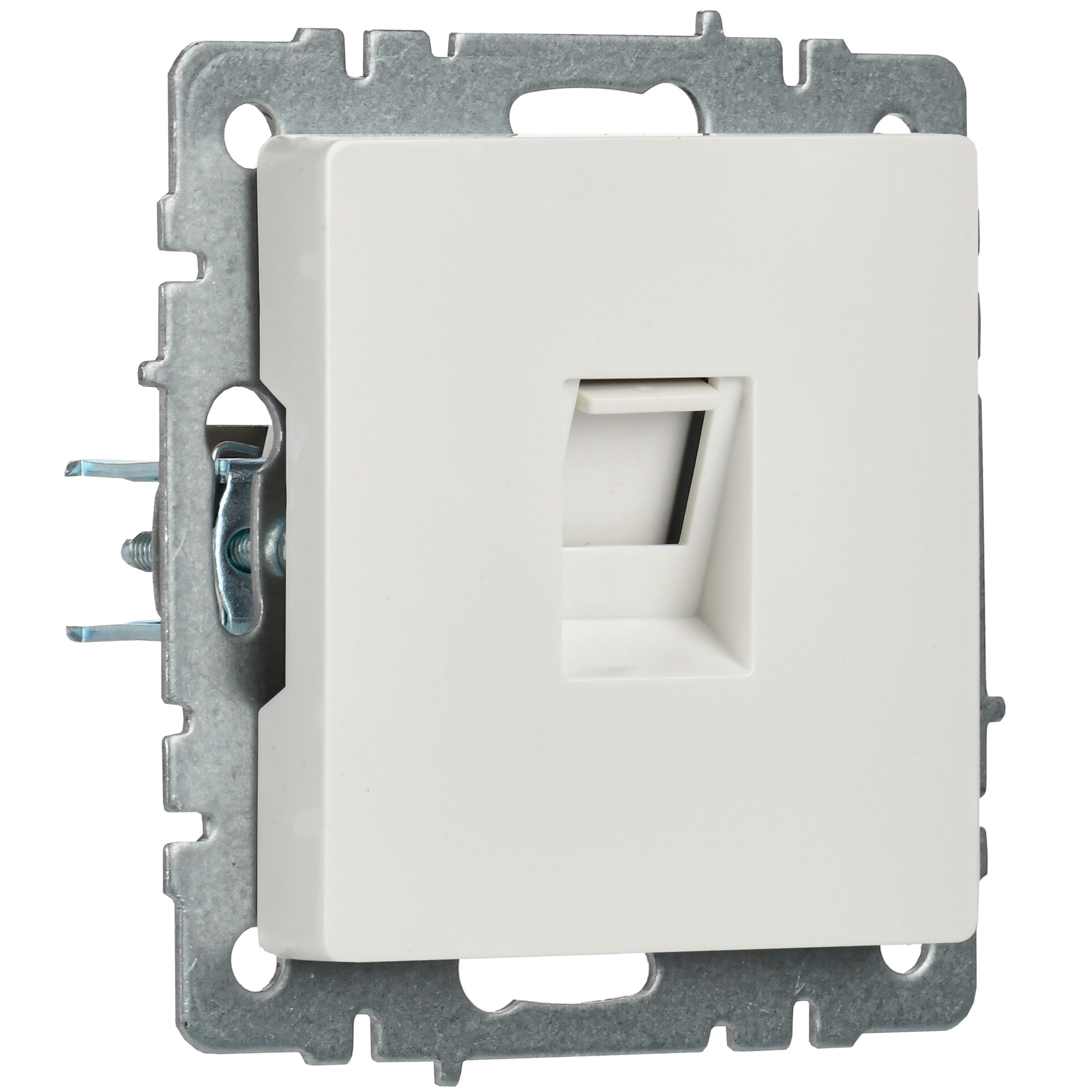 Розетка компьютерная RJ45 кат.5E РК10-БрБ белый BRITE ИЭК