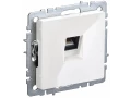 Розетка компьютерная RJ45 кат.5E РК10-БрБ белый BRITE ИЭК