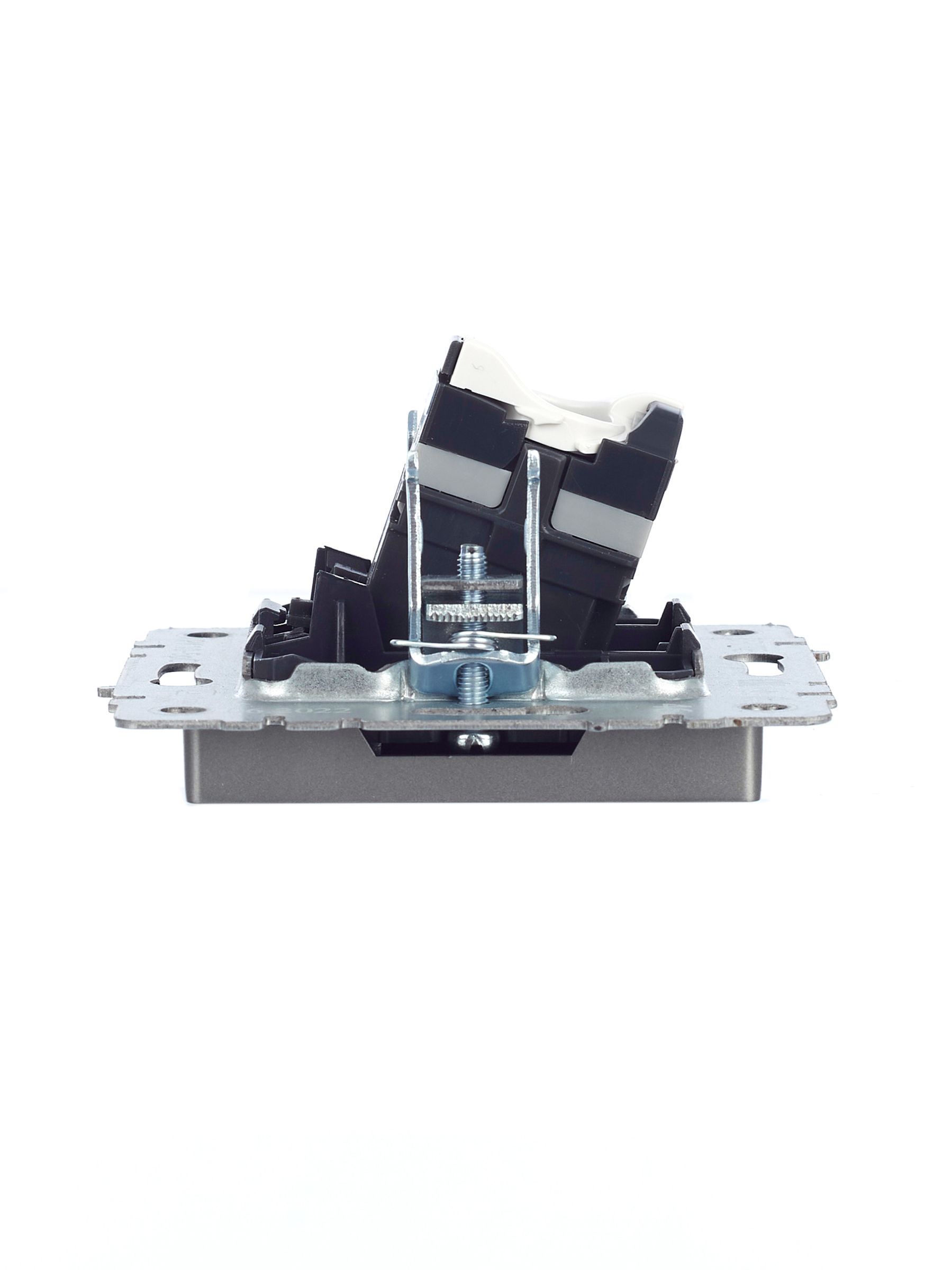 Розетка компьютерная RJ45 кат.5E РК10-БрС сталь BRITE ИЭК