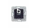 Розетка компьютерная RJ45 кат.5E РК10-БрС сталь BRITE ИЭК
