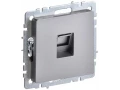 Розетка компьютерная RJ45 кат.5E РК10-БрС сталь BRITE ИЭК