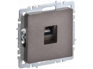 BRITE Розетка компьютерная RJ45 кат.5E РК10-БрТБ темная бронза ИЭК