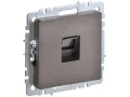 Розетка компьютерная RJ45 кат.5E РК10-БрТБ темная бронза BRITE ИЭК