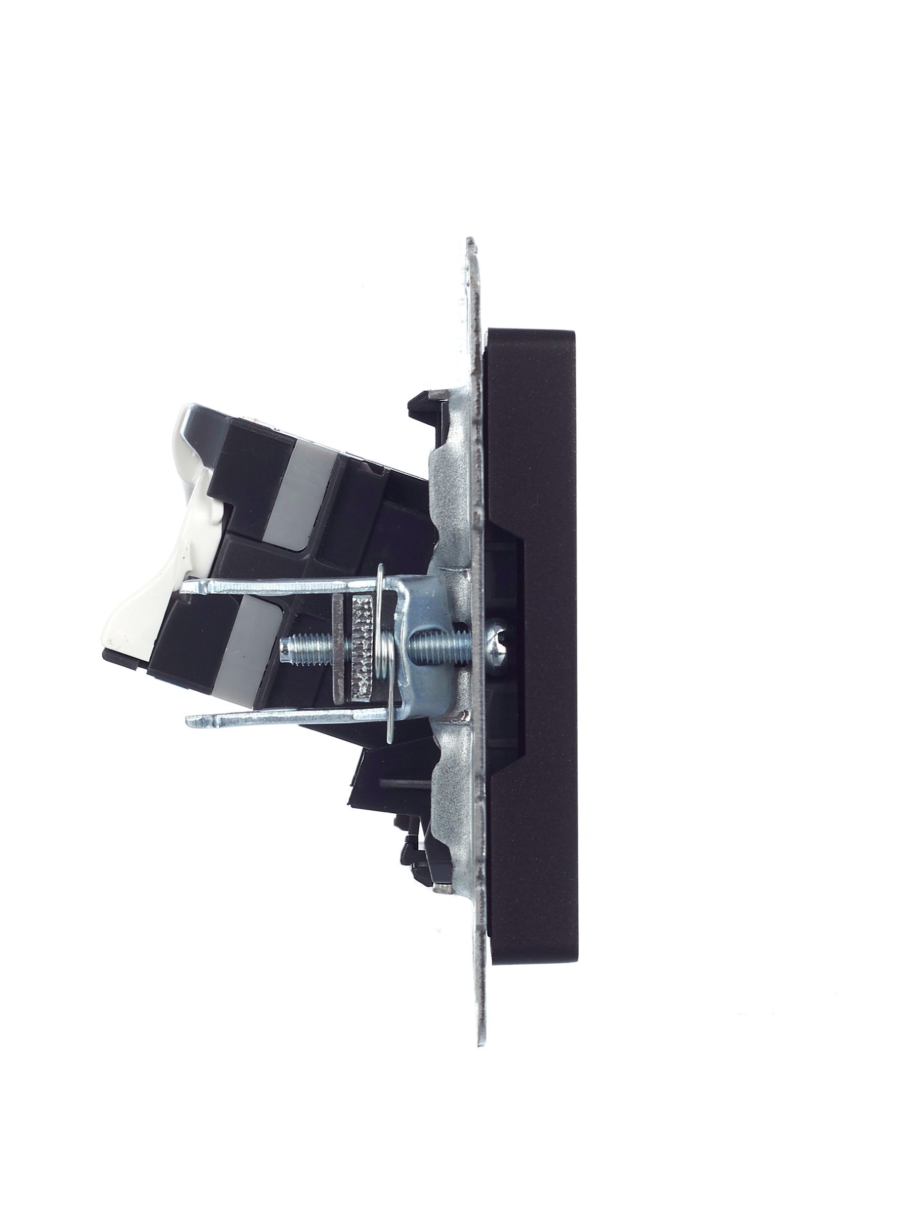 Розетка компьютерная RJ45 кат.5E РК10-БрЧ черный BRITE ИЭК