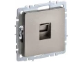 Розетка компьютерная RJ45 кат.5E РК10-БрШ шампань BRITE ИЭК
