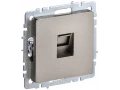 Розетка компьютерная RJ45 кат.5E РК10-БрШ шампань BRITE ИЭК