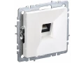 Розетка компьютерная RJ45 кат.6 РК11-БрБ белый BRITE ИЭК