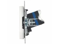Розетка компьютерная RJ45 кат.6 РК11-БрБ белый BRITE ИЭК