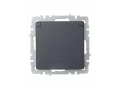 BRITE Розетка 1-местная с заземлением со шторками и крышкой 16А IP20 РСбш10-3-БрГ графит ИЭК