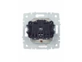 BRITE Розетка 1-местная с заземлением со шторками и крышкой 16А IP20 РСбш10-3-БрЖ жемчуг ИЭК