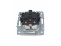 BRITE Розетка 1-местная с заземлением со шторками и крышкой 16А IP20 РСбш10-3-БрЖ жемчуг ИЭК