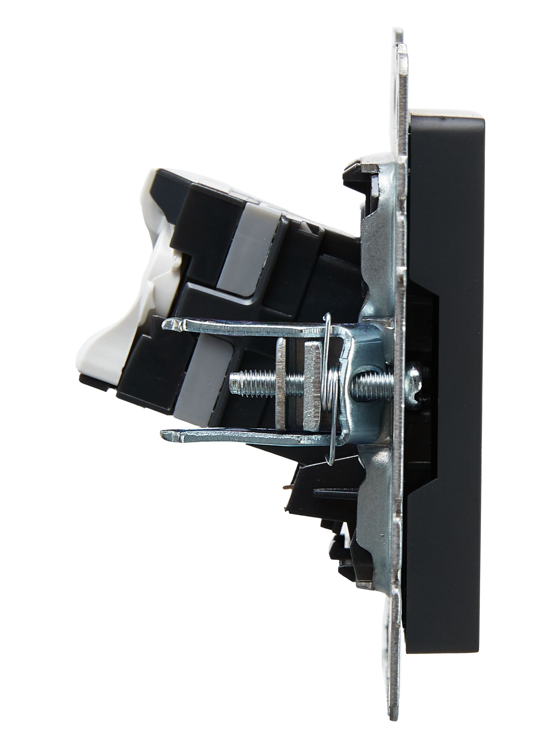 Розетка компьютерная RJ45 кат.5E РК10-БрГ графит BRITE ИЭК