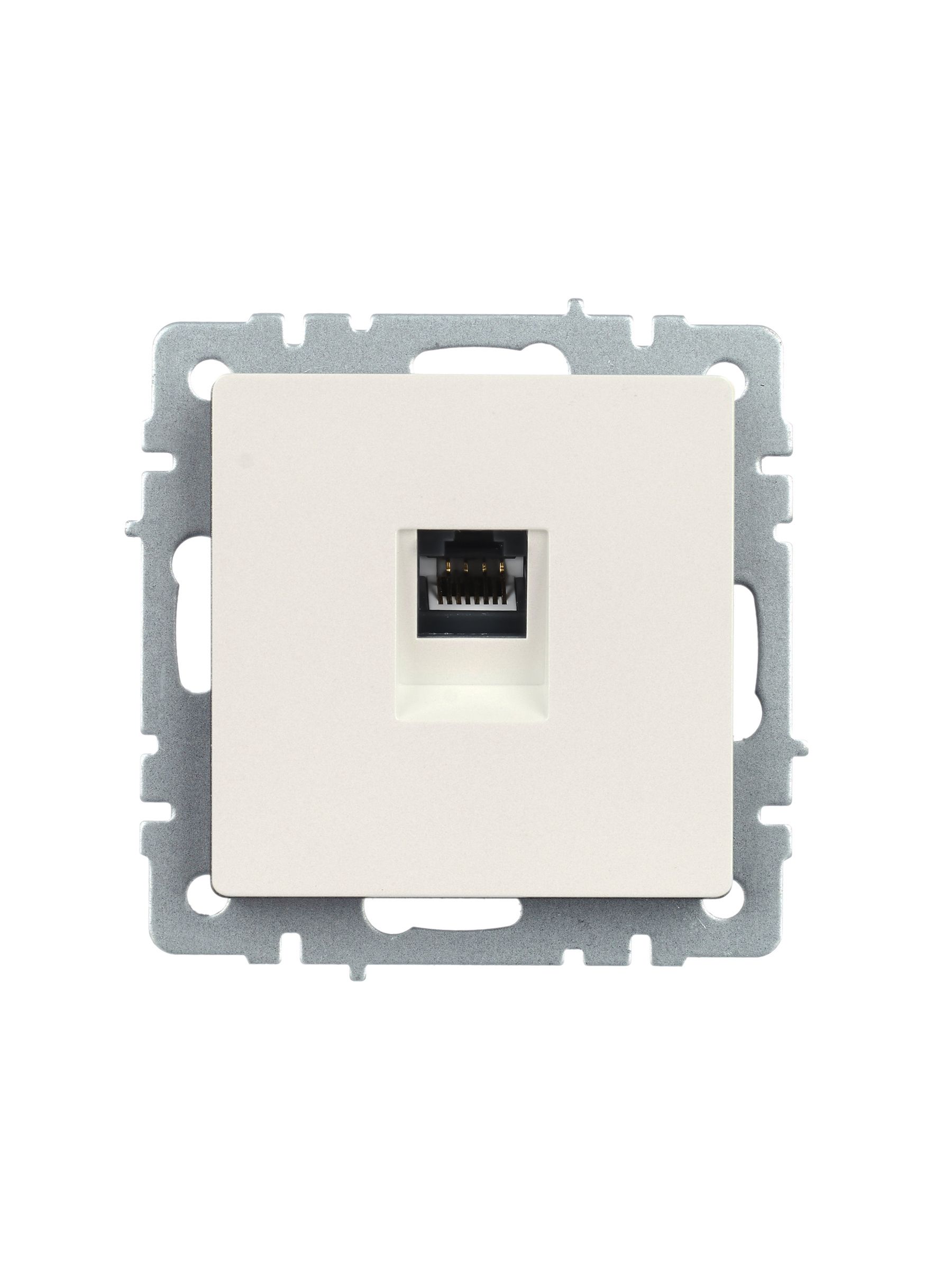 Розетка компьютерная RJ45 кат.5E РК10-БрЖ жемчуг BRITE ИЭК