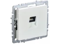 Розетка компьютерная RJ45 кат.5E РК10-БрЖ жемчуг BRITE ИЭК