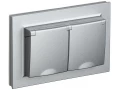 BRITE Розетка 2-я с крышкой 16А в сборе IP44 РСбш12-3-44-БрА алюминий ИЭК