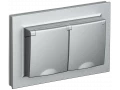 BRITE Розетка 2-я с крышкой 16А в сборе IP44 РСбш12-3-44-БрА алюминий ИЭК
