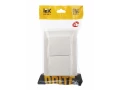 BRITE Розетка 2-я с крышкой 16А в сборе IP44 РСбш12-3-44-БрЖ жемчуг ИЭК