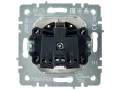 Розетка 1-местная с заземлением с защитными шторками и крышкой 16А IP20 РСбш10-3-БрБ белый BRITE ИЭК