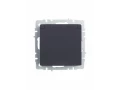 BRITE Розетка 1-местная с заземлением со шторками и крышкой 16А IP44 РСбш10-3-44-БрГ графит ИЭК
